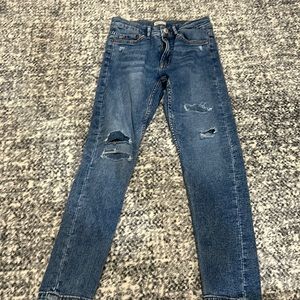 Zara ripped jeans
